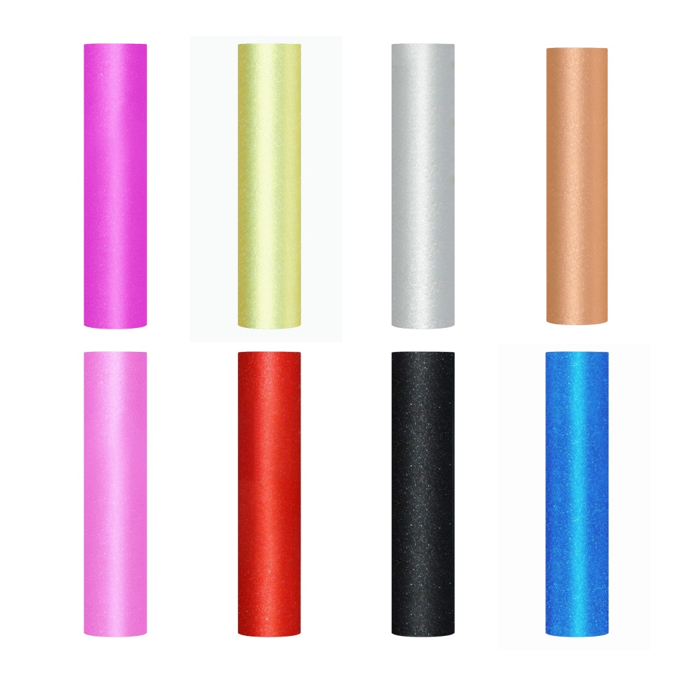 Glitter Vinyl Roll - クレイカットジョイ用スマート粘着ビニール,マットレスビニール,5.5x60 