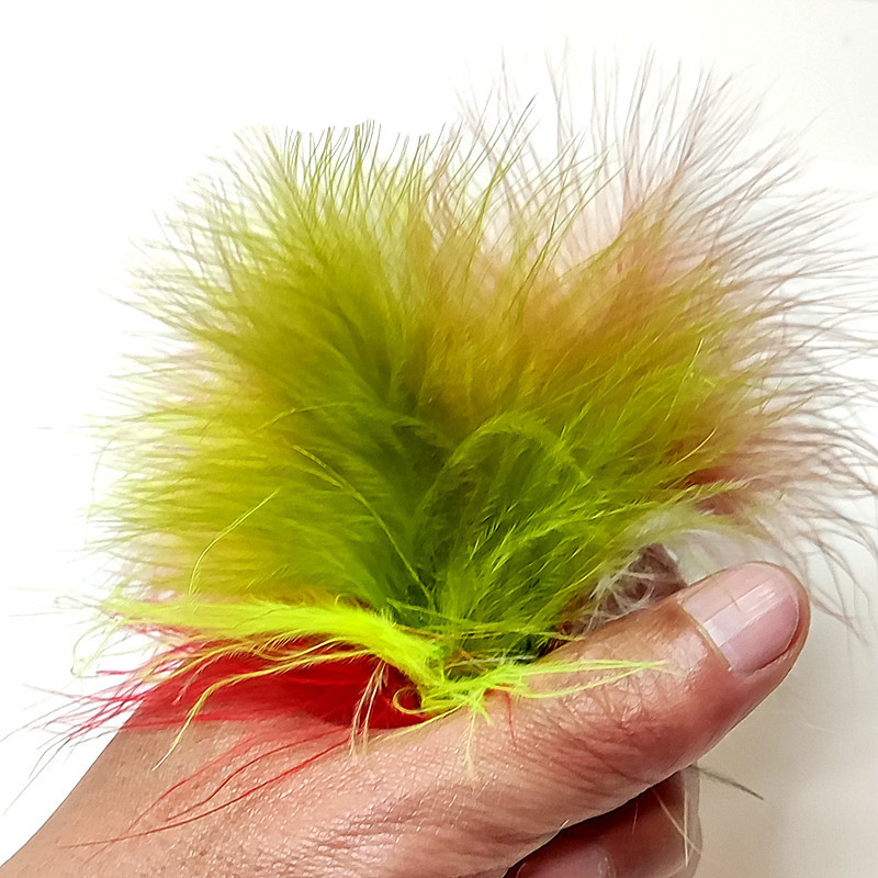 Feather Trim Marabou - 厳選された50個のターキーマラブーフェザー、ウーリーバガー、リーチストリーマー用フライタイイング素材
