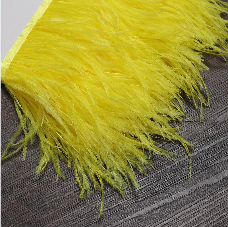 13-18 センチメートル 6 メートルダチョウの羽トリム布 - Feather Trim Marabou のレビューと価格