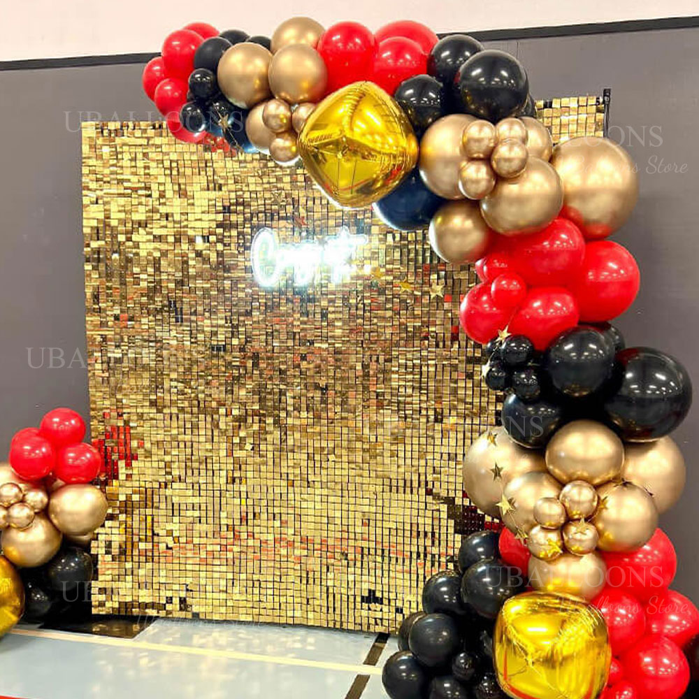 シャンパンゴールドシマー背景パネル 12/24 個ライトゴー - Sequin Fabric Panel のレビューと価格