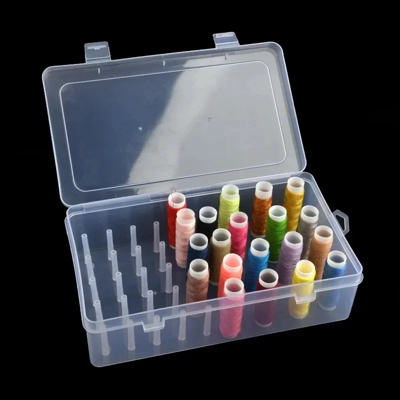 新しいミシン糸ボックス 42 個スプールボビンキャリングケー - Craft Embellishment Storage のレビューと価格