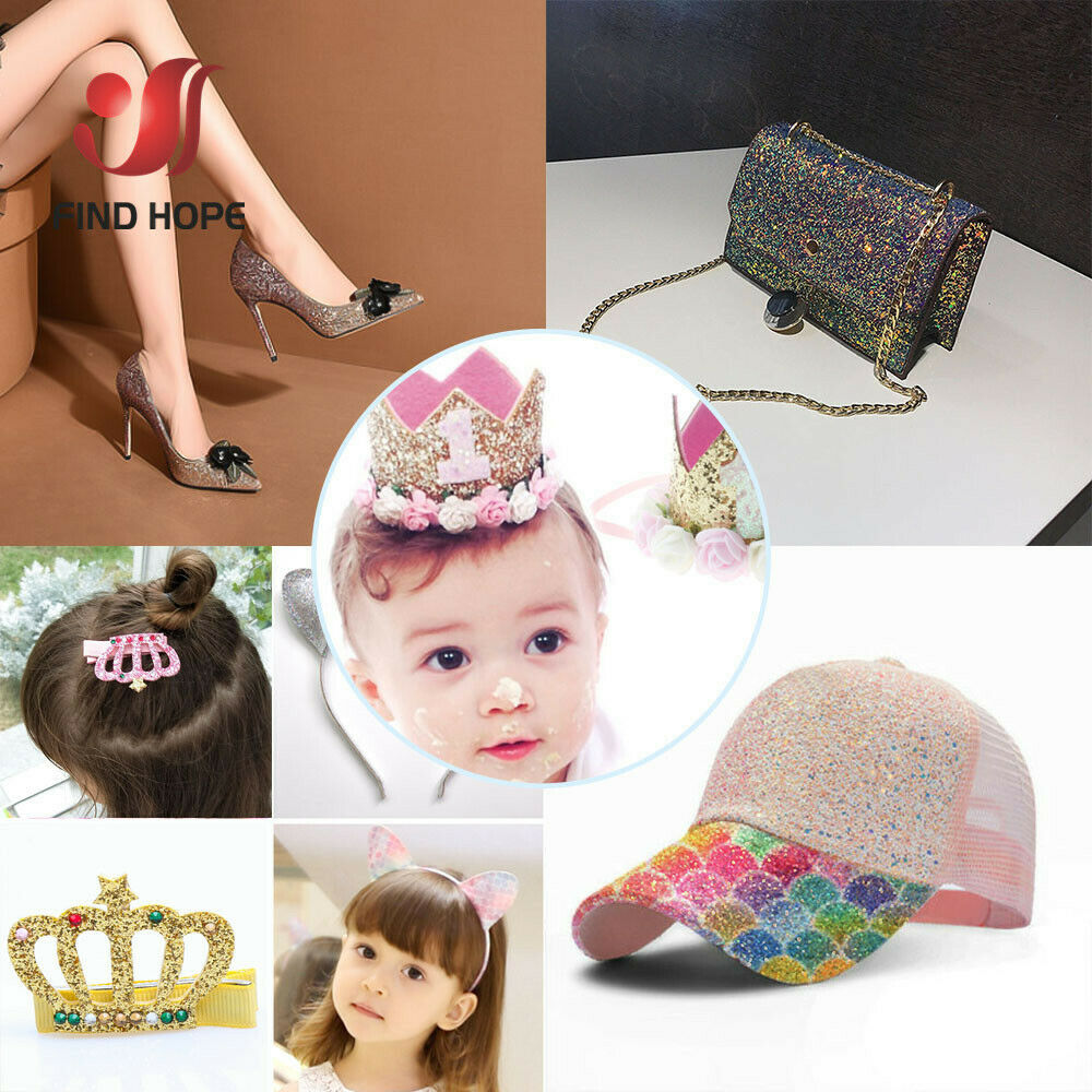マーメイドのようなキラキラ、レインボー、虹色、キラキラ、合成 - Glitter Vinyl Roll のレビューと価格