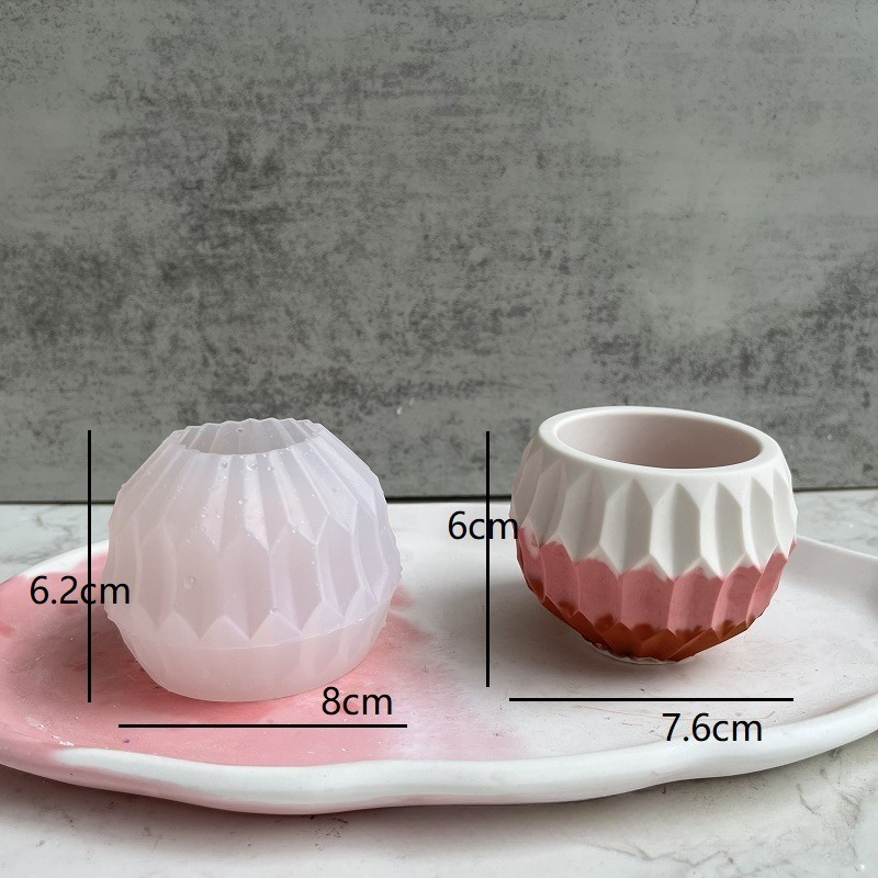 小さな丸い肉プランターシリコーン型ポット手作りジュエリー収納 - Craft Embellishment Storage のレビューと価格