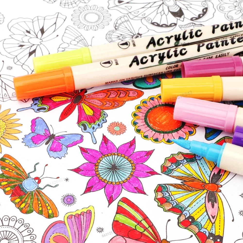 12-36 色アクリルペイントマーカーペンブラシデュアルチッ - Copic Marker Classic のレビューと価格