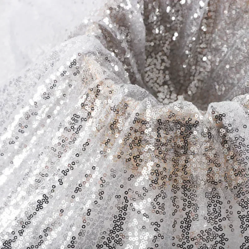 弓のキラキラ生地,窓用の伸縮性のある生地カバー,インテリア装 - Sequin Fabric Panel のレビューと価格